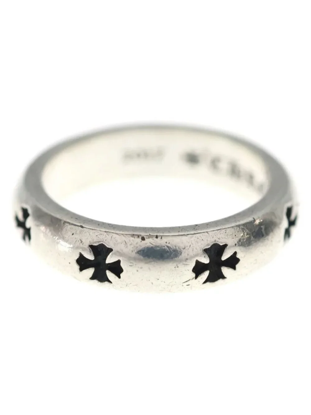 Chrome Hearts Negative CH Plus Ring Silver